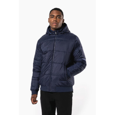 Unisex recycled ribstop jacket with hood